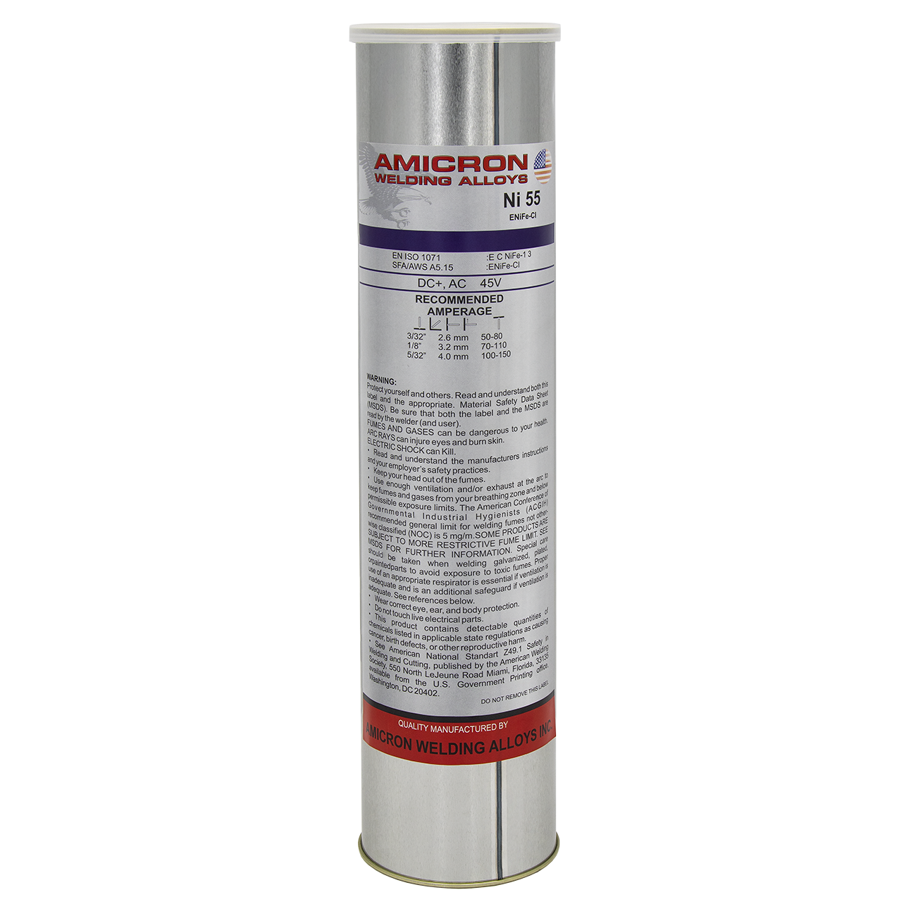 AMICRON WELDING ALLOYS Сварочные электроды Ni 55