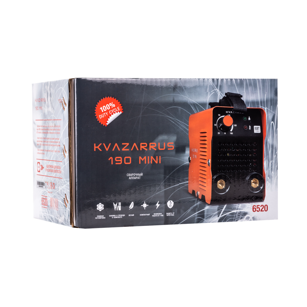 Foxweld Сварочный инвертор KVAZARRUS 190 MINI