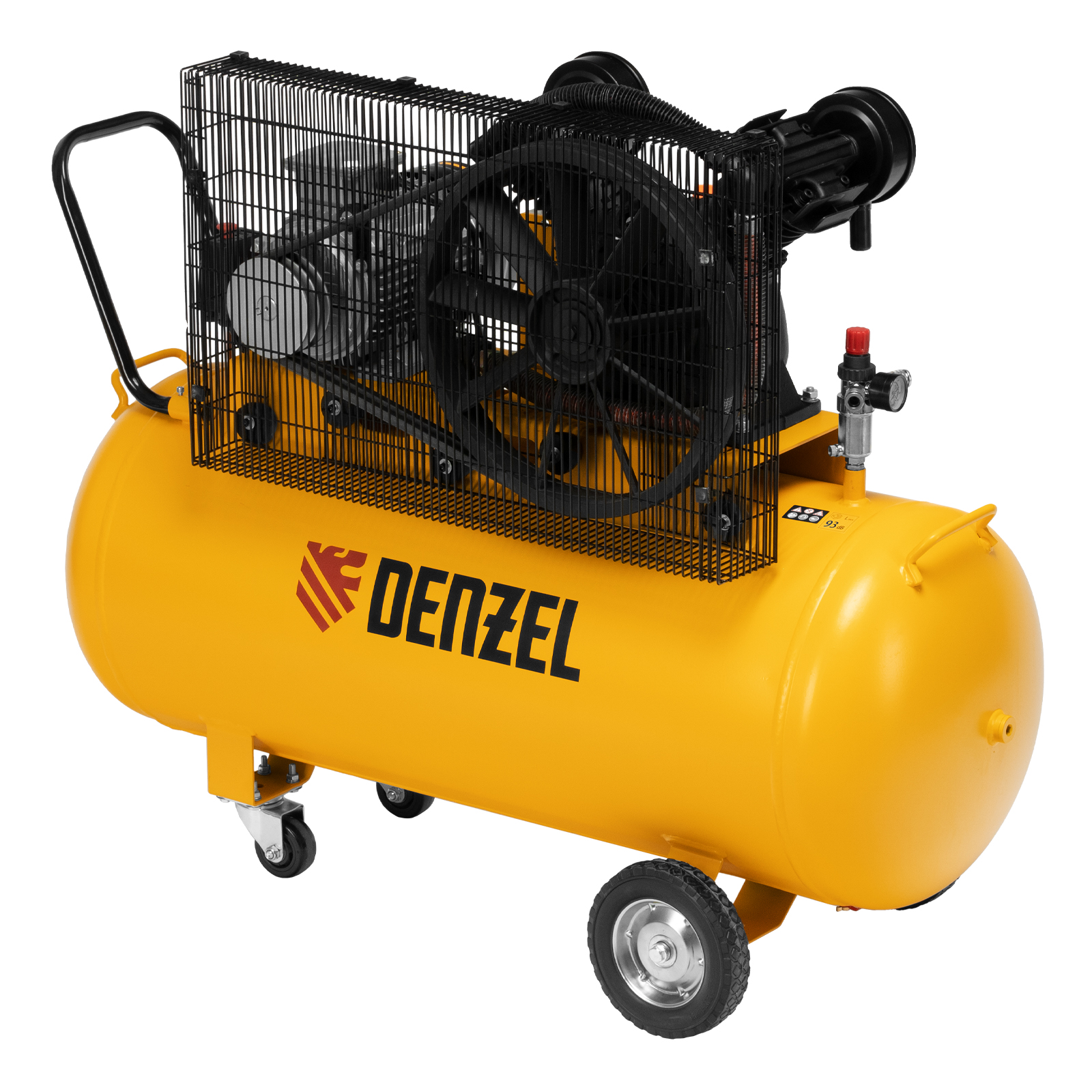 DENZEL Компрессор воздушный  рем. привод BCV 4000-T/200, 4,0 кВт, 200 литров, 690 л/мин(58120)