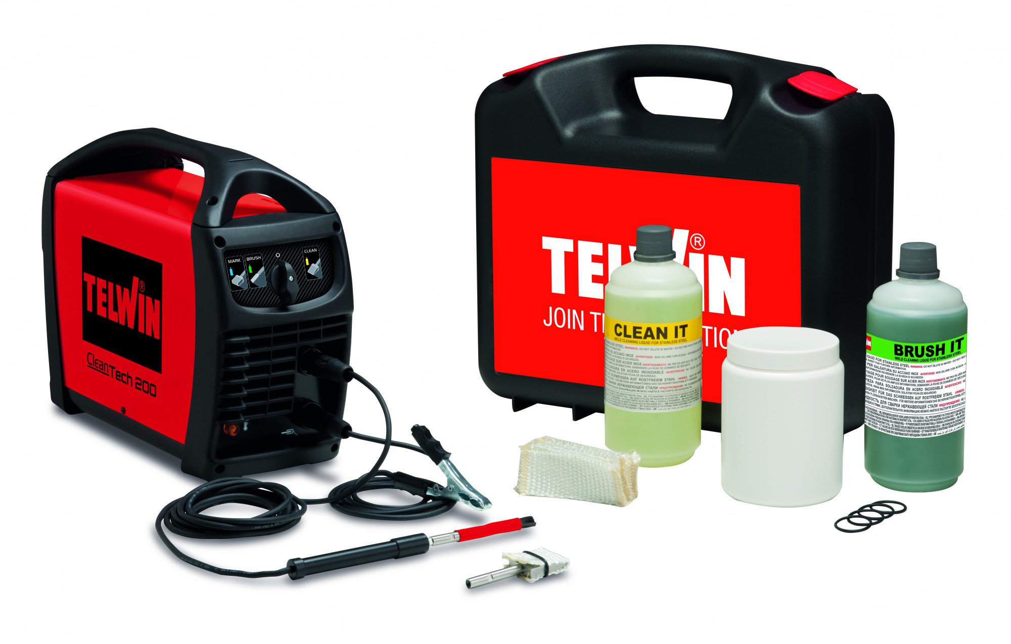TELWIN Аргонодуговой аппарат CLEANTECH 200 230V + KIT