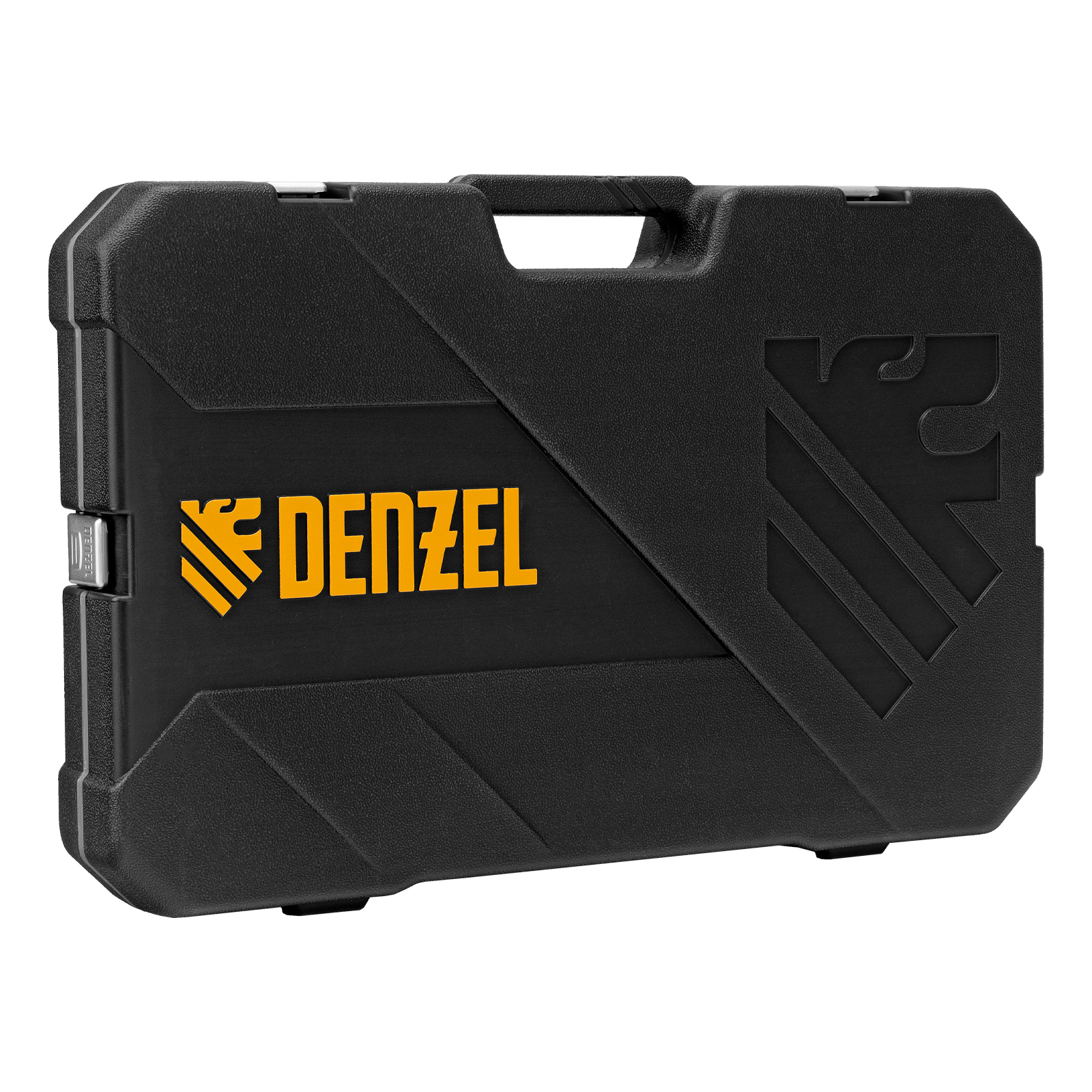 DENZEL Набор инструментов 1/2", 1/4", 3/8", CrV, S2, пластиковый кейс, 144 предмета
