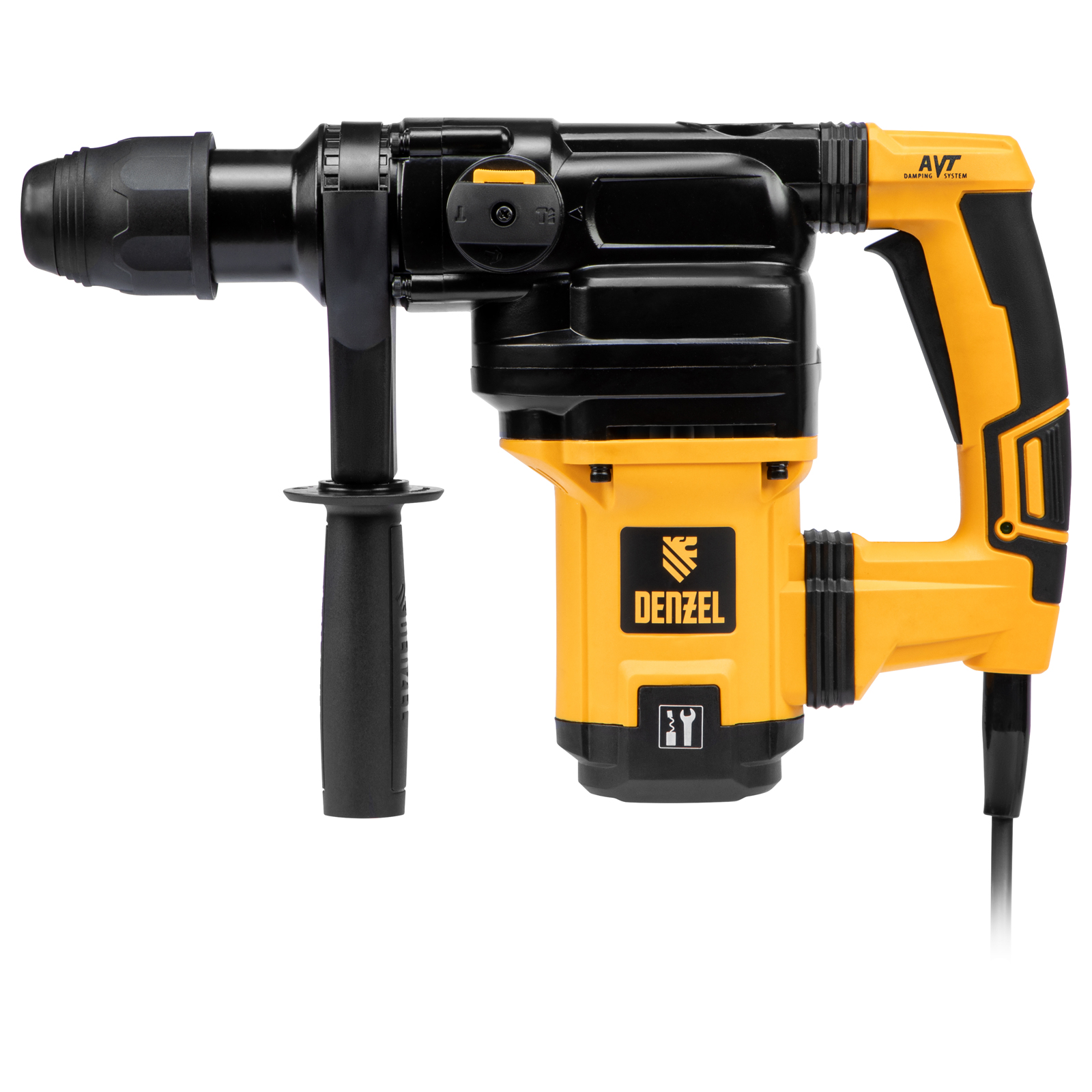 DENZEL Перфоратор электрический  RHV-1050-38-max, SDS-max, 1050 Вт, 10 Дж, 2 плюс 1 режим