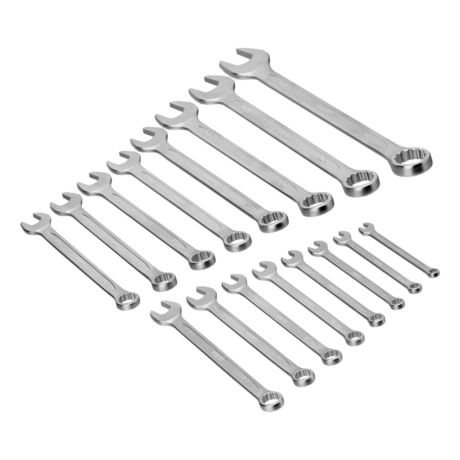 DENZEL Набор инструментов 1/2", 1/4", CrV, S2, пластиковый кейс, 122 предмета