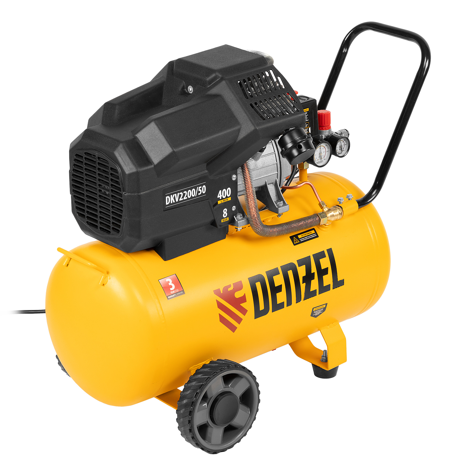 DENZEL Компрессор воздушный DKV2200/50 Х-PRO
