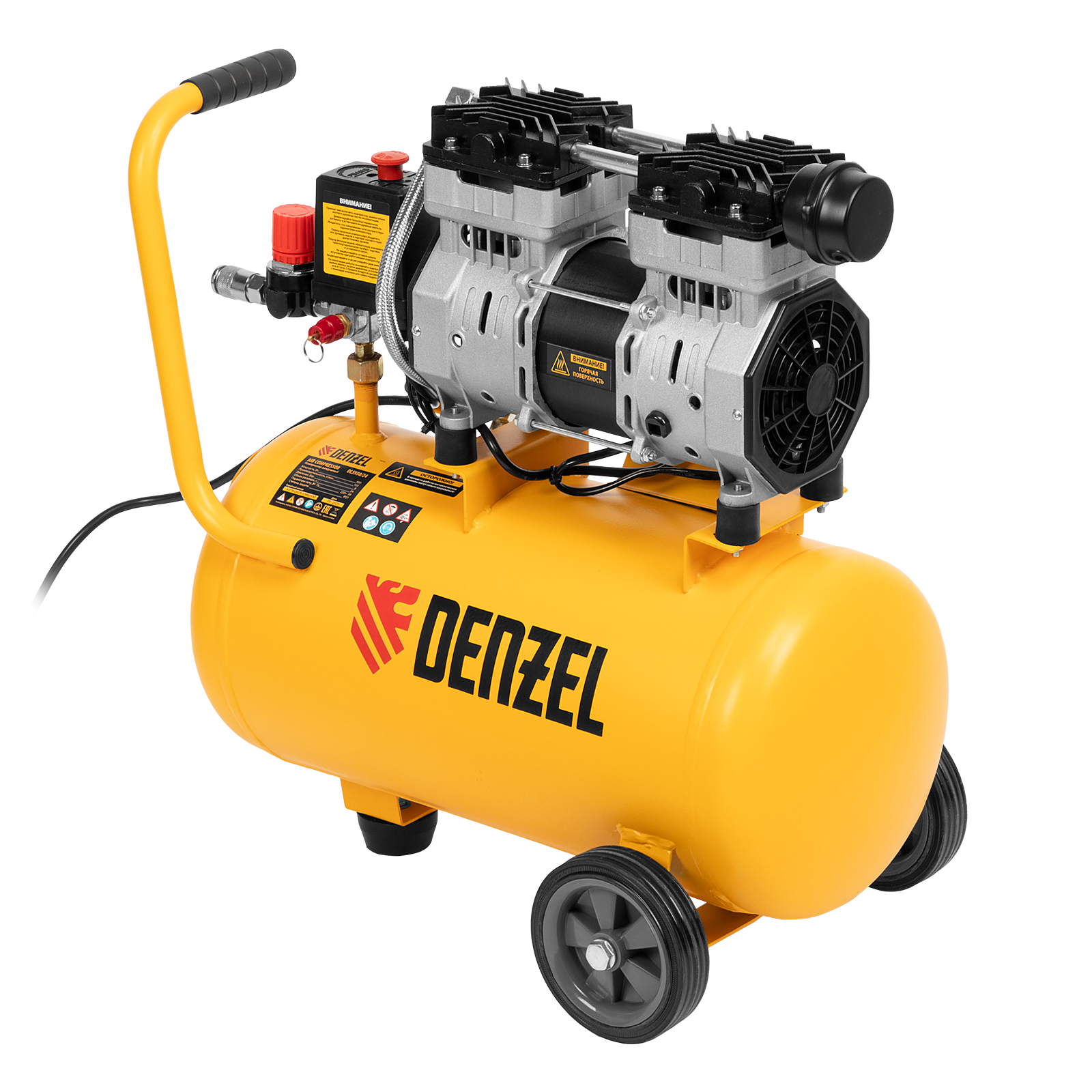 DENZEL Компрессор DLS950/24 безмаслянный малошумный(58026)