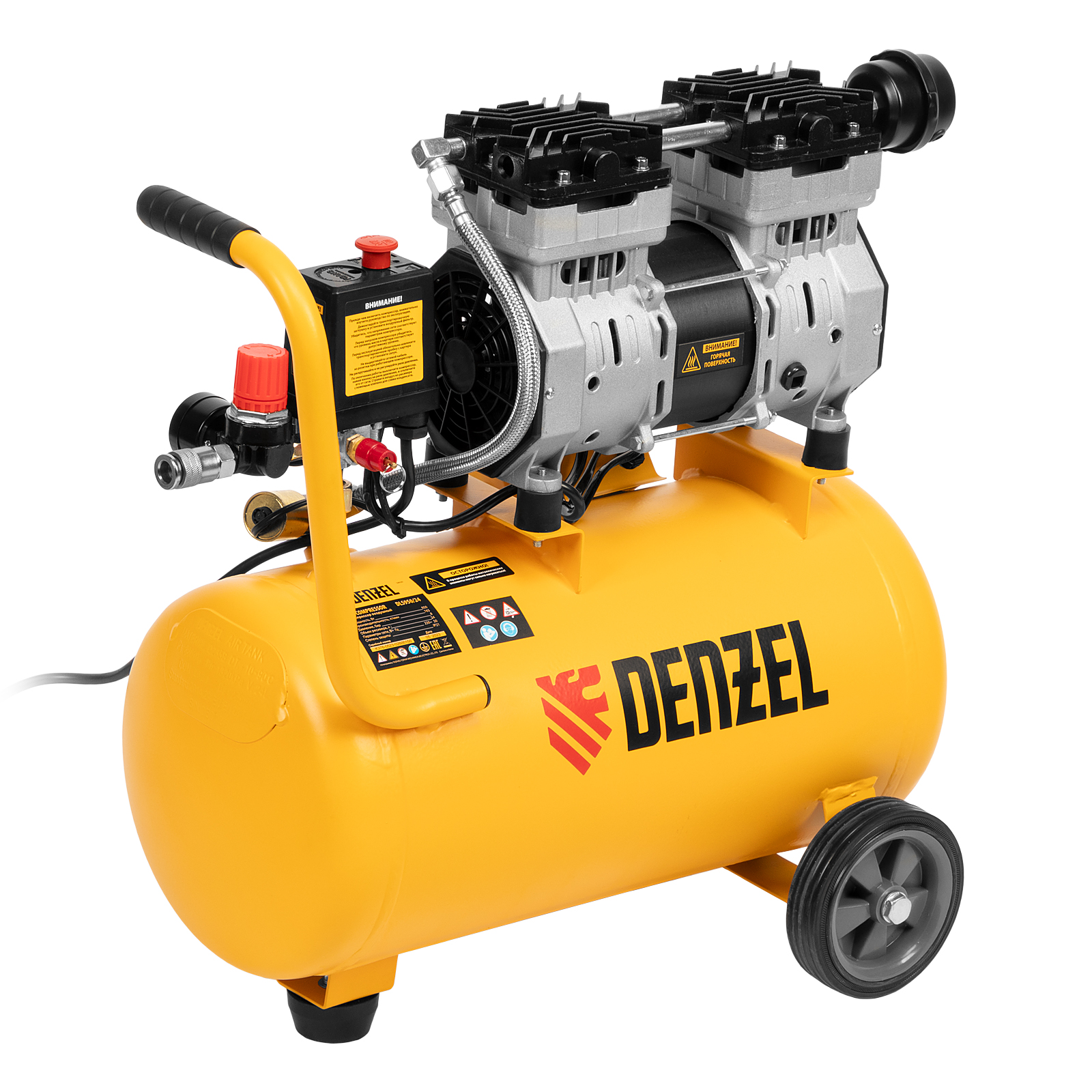 DENZEL Компрессор DLS950/24 безмаслянный малошумный(58026)