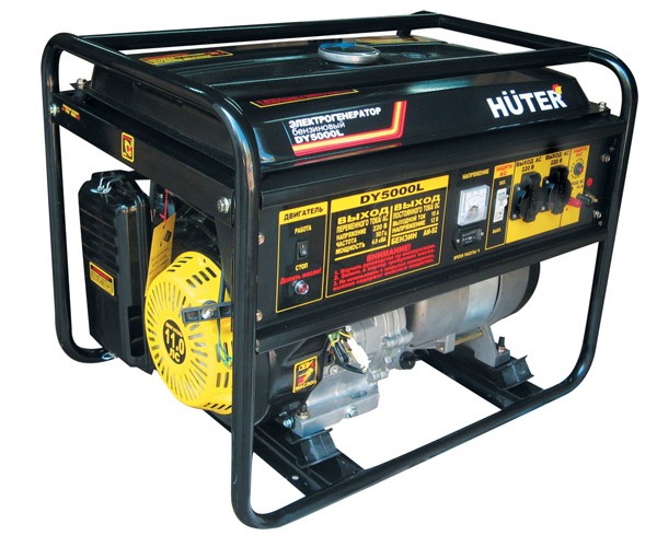 Huter Портативный бензогенератор DY5000L