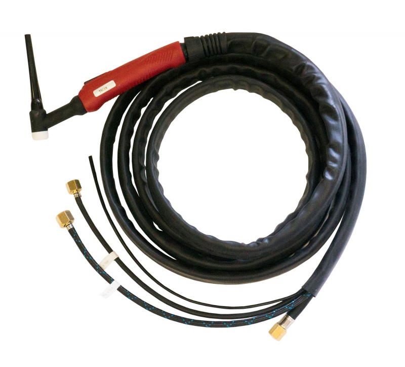 Aurora Горелка TIG 18 (320A(100%) M12x1, вода 1/4G, газ 3/8G, 8m-с упр. разъемами 2-3-5 рin, 13394)