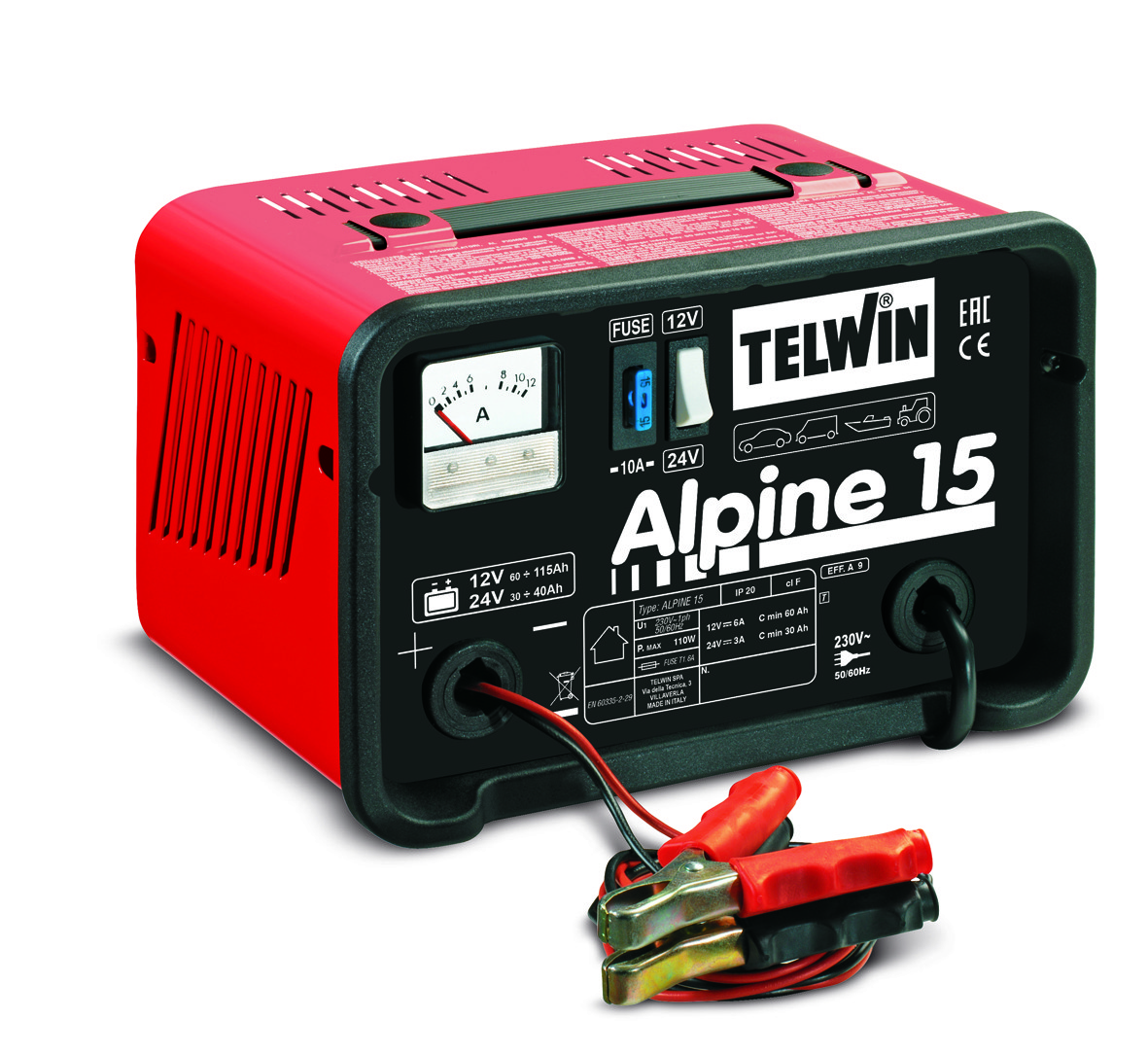 TELWIN Зарядное устройство ALPINE 15 230V 12-24V
