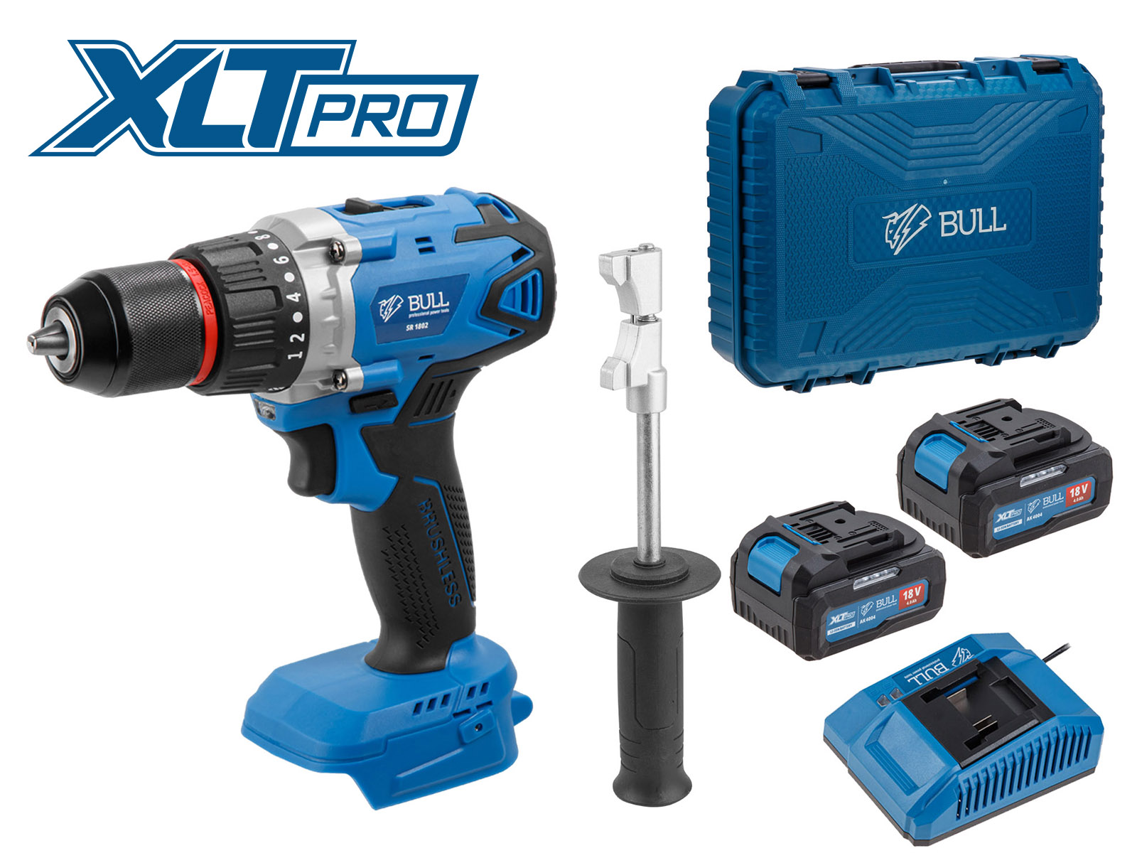 BULL Аккумуляторная дрель-шуруповерт SR 1802 XLTpro