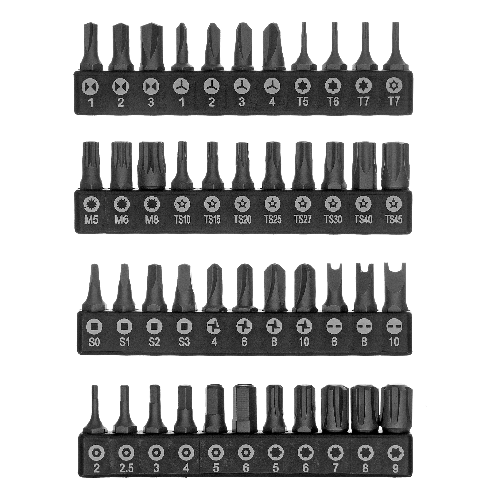 DENZEL Набор инструментов 1/2", 1/4", 3/8", CrV, S2, пластиковый кейс, 216 предметов