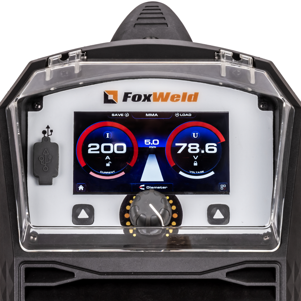 Foxweld Сварочный полуавтомат SAGGIO MIG 200-S DP LCD PFC