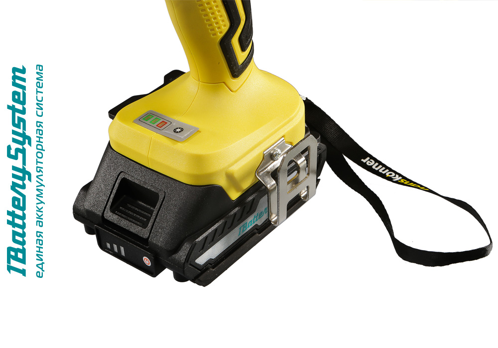 Hanskonner Аккумуляторный шуруповерт HCD1855RI 1BatterySystem