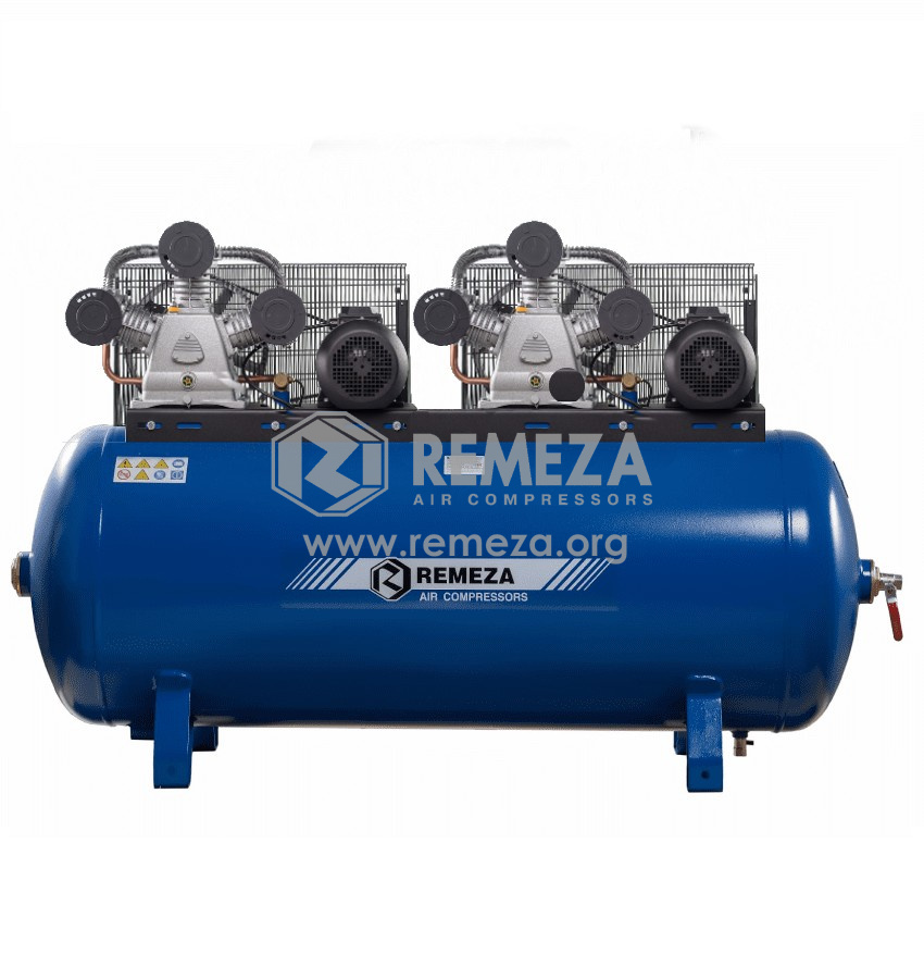 REMEZA Компрессор поршневой двухступенчатый СБ 4/Ф-500 LB 75 ТБ Тандем (38882)