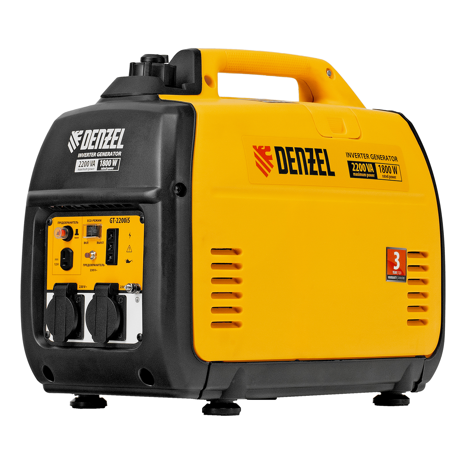 DENZEL Генератор инверторный GT-2200iS