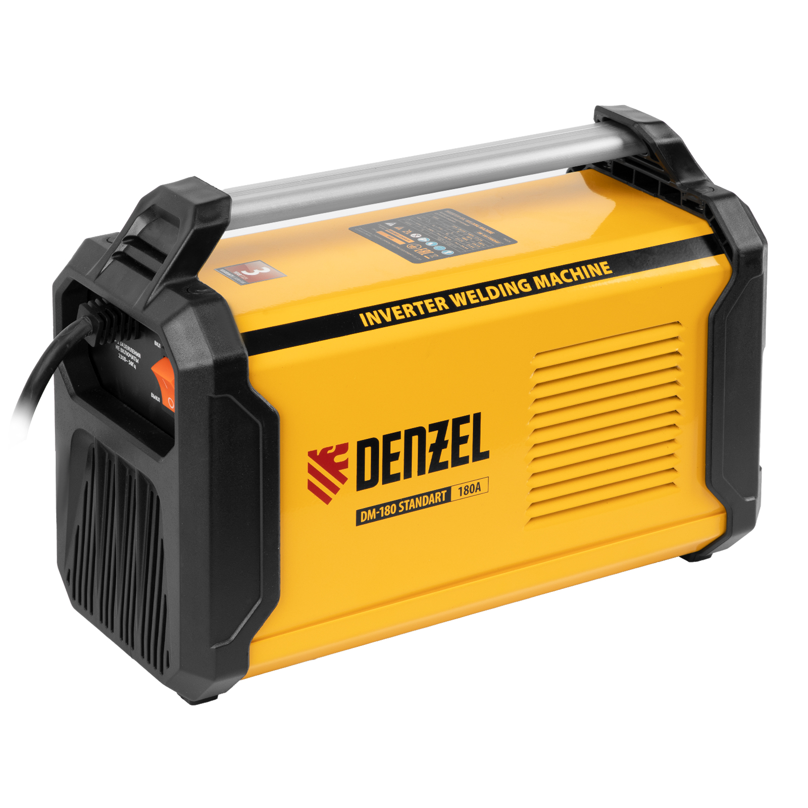 DENZEL Сварочный инвертор DM-180 Standart