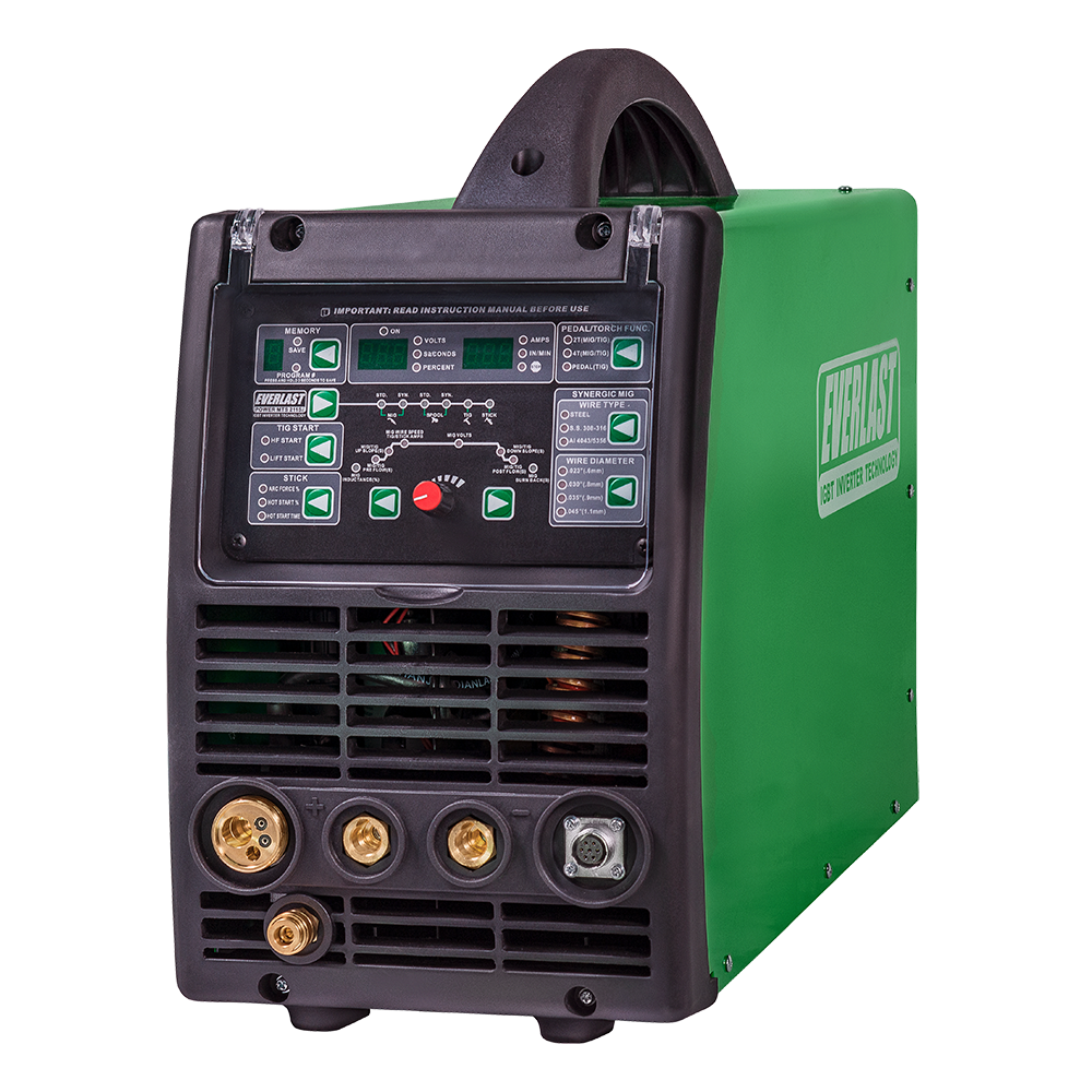 Everlast Сварочный полуавтомат PowerMTS 211S MULTI PROCESS: MIG/TIG/STICK