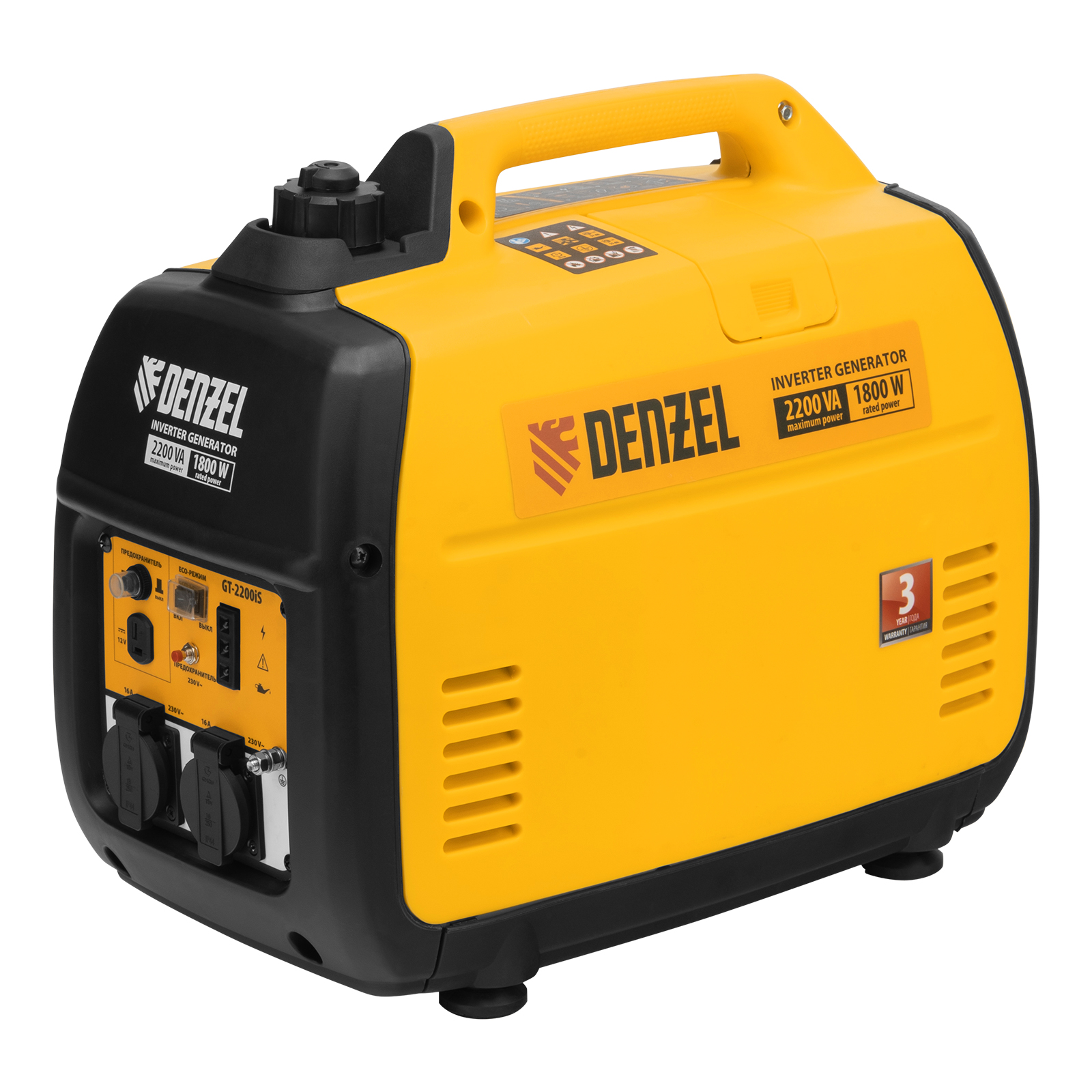 DENZEL Генератор инверторный GT-2200iS