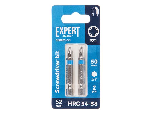 STARTUL Насадка крестообразная EXPERT (PZ1 50мм 2шт, SE8621-50)