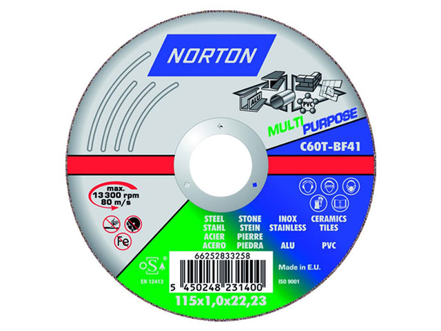 Norton отрезной круг Multi Purpose Multi-Material для всех материалов