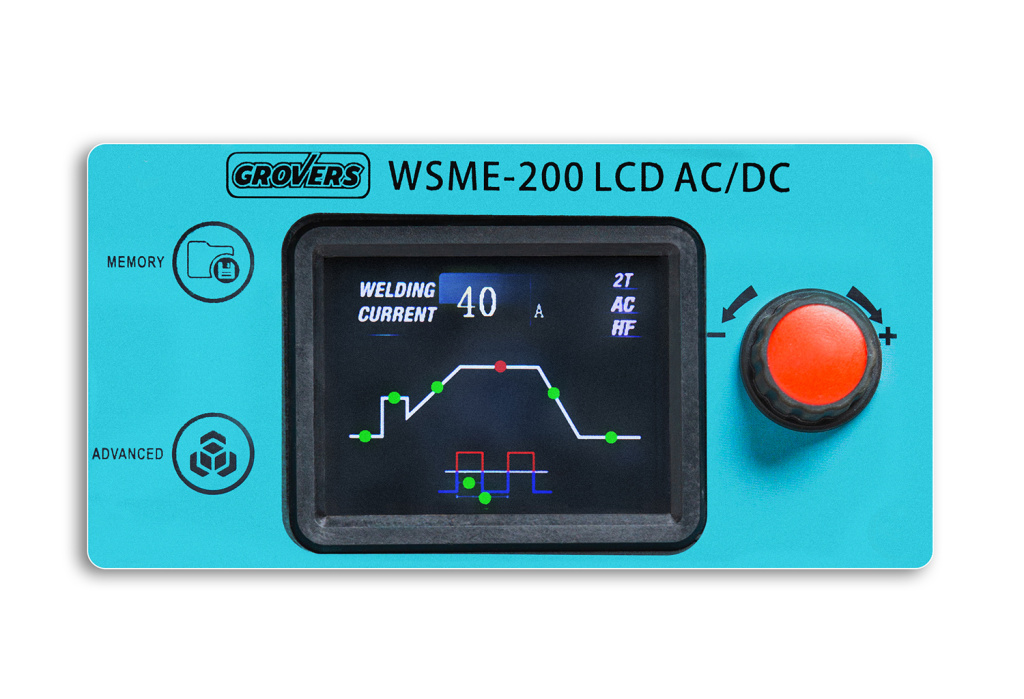 GROVERS Аргонодуговой аппарат WSME-200 LCD AC/DC Pulse
