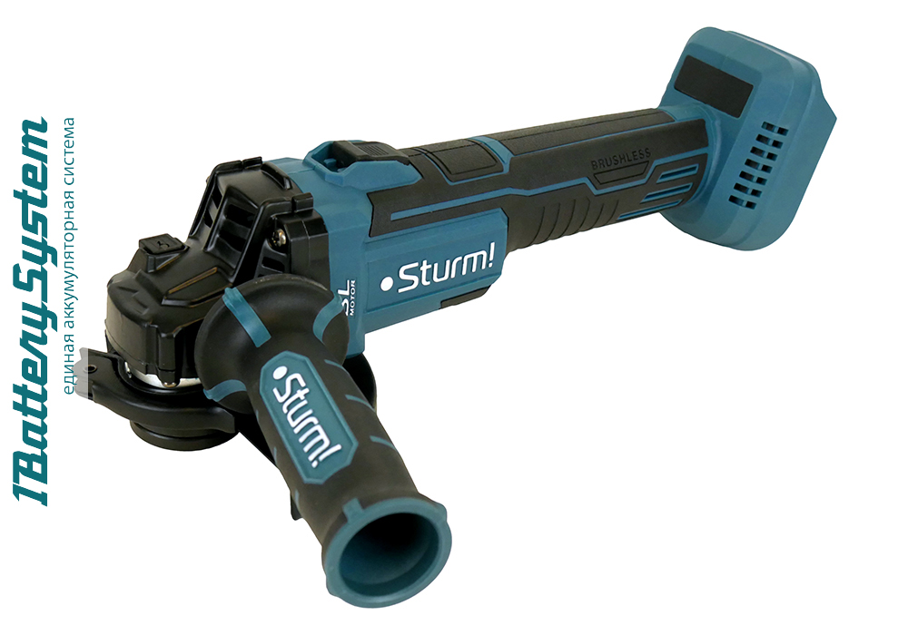Sturm! Аккумуляторная УШМ CAG1812BL 1BatterySystem