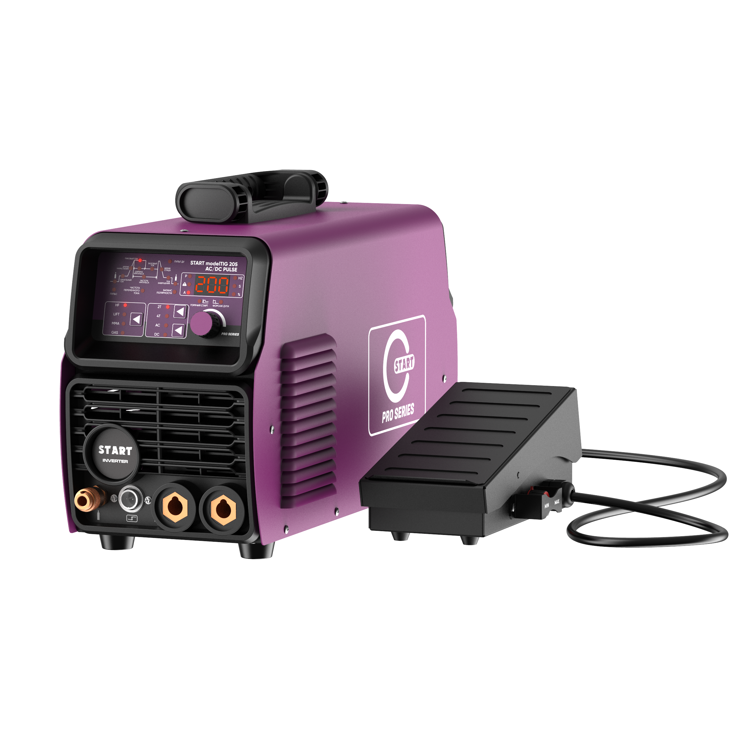 START Аргонодуговой аппарат modelTIG 205 AC/DC TIG PULSE (3W205AP)