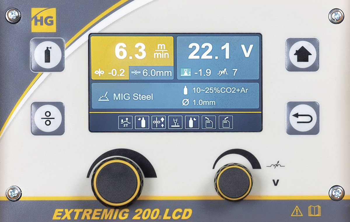 HUGONG Сварочный полуавтомат EXTREMIG 200 III LCD (029650)