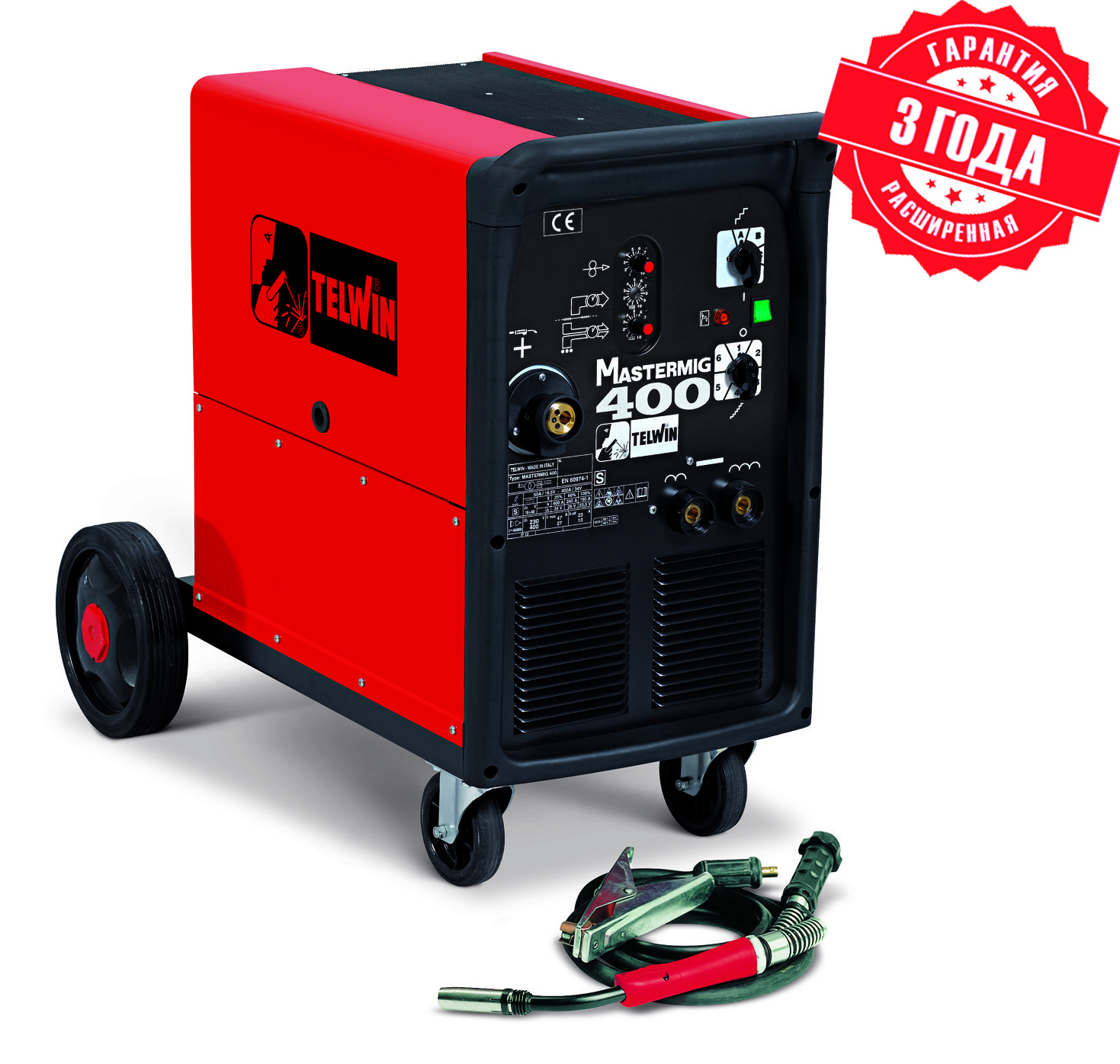 TELWIN Сварочный полуавтомат MASTERMIG 400 230/400V