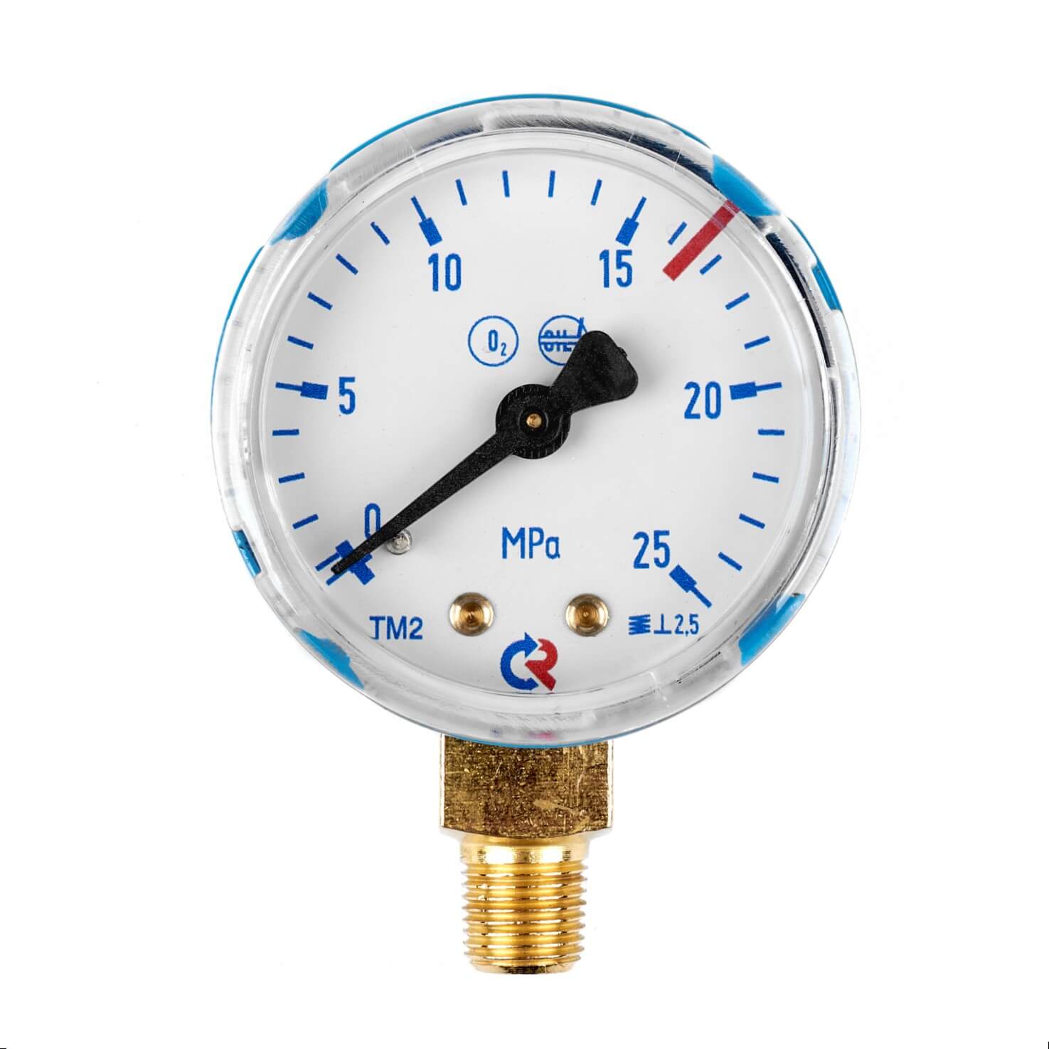 ПТК Манометр газовый (кислород, 25.0 МПа, 1/8 NPT, 001.050.913)