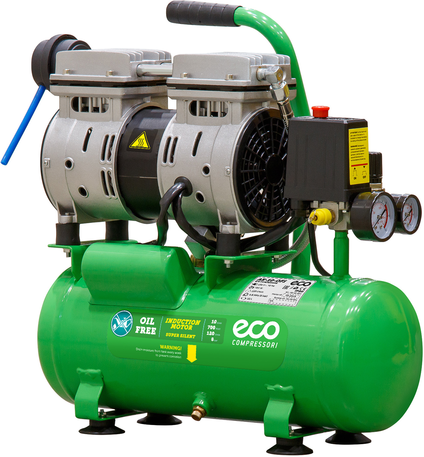 ECO Компрессор коаксиальный безмасляный AE-10-OF1