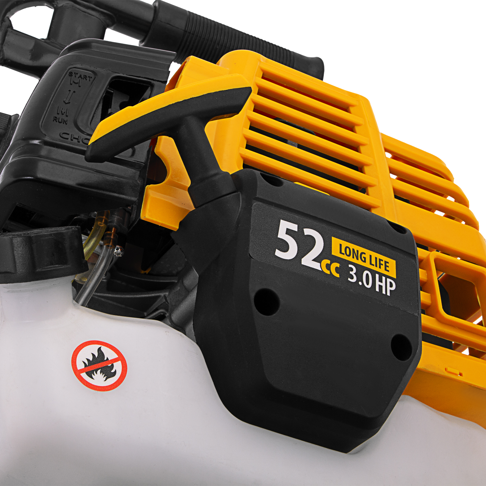 DENZEL Мотобур DX-52, 52 см3, соединение 20 мм, без шнека