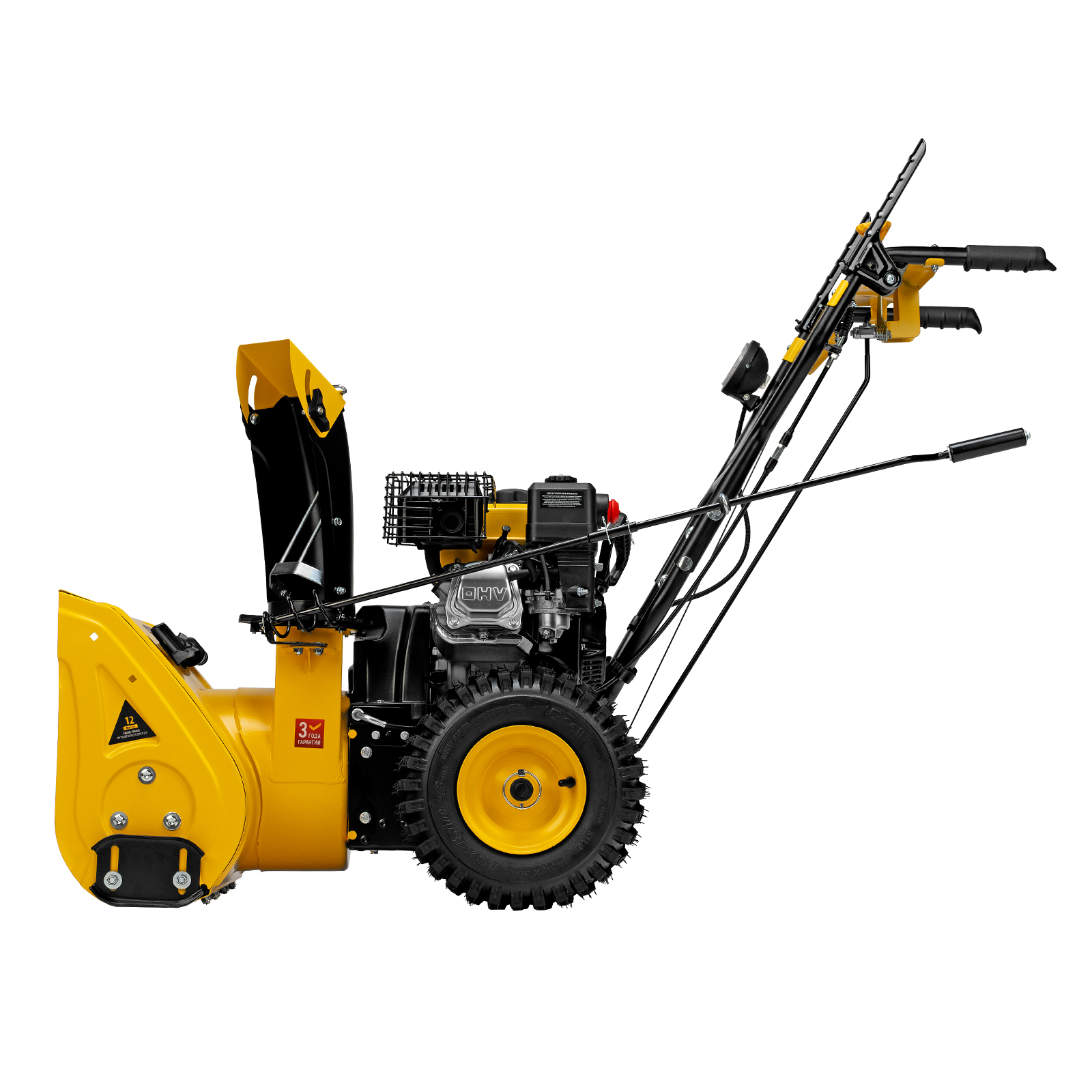 DENZEL Снегоуборщик бензиновый  SB 560 LP, 212 cc, электростартер, фара
