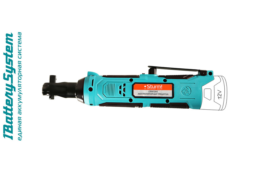 Sturm! Аккумуляторная трещотка  CRW1260 1BatterySystem12V