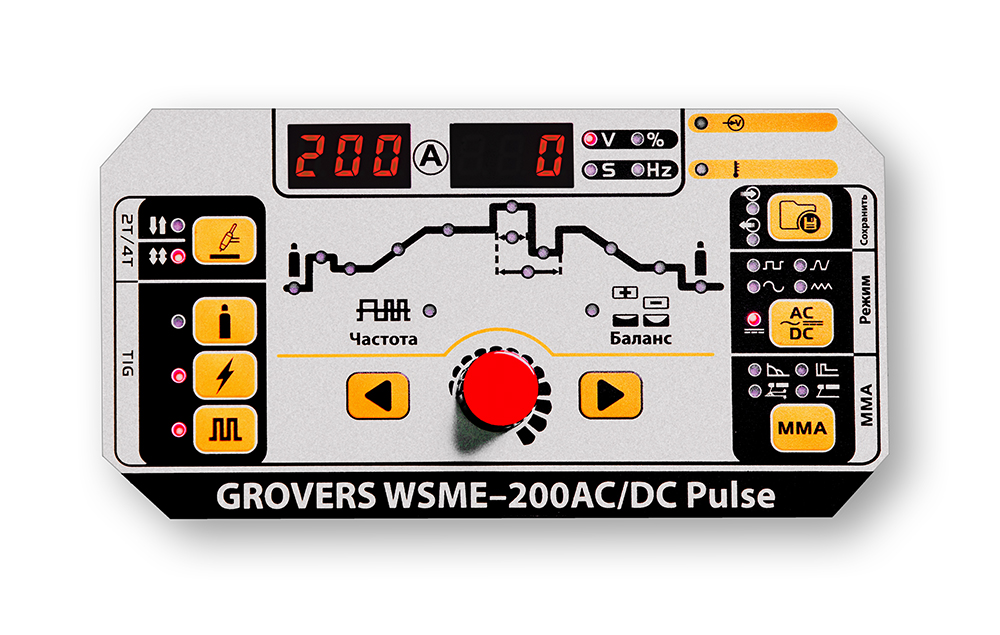 GROVERS Аргонодуговой аппарат WSME200W ACDC Pulse