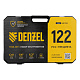 DENZEL Набор инструментов 1/2", 1/4", CrV, S2, пластиковый кейс, 122 предмета