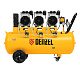 DENZEL Компрессор DLS 3300/100, 3300 Вт,3x1100, 100 л, 570 л/мин безмаслянный малошумный