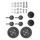 DENZEL Компрессор DLS 2200/50, 2200 Вт, 2x1100, 50 л, 380 л/мин безмасляный, малошумный(58031)