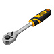 DENZEL Набор инструментов 1/2", 1/4", 3/8", CrV, S2, пластиковый кейс, 144 предмета