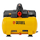 DENZEL Компрессор DLS750/6 безмасляный малошумный 750 Вт, 140 л/мин,ресивер 6 л(58019)