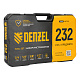 DENZEL Набор инструментов 1/2", 3/8", 1/4", CrV, S2, пластиковый кейс, 232 предмета