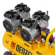 DENZEL Компрессор DLS 2200/50, 2200 Вт, 2x1100, 50 л, 380 л/мин безмасляный, малошумный(58031)
